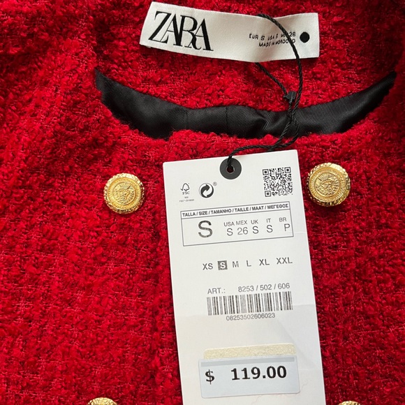 Zara textured blazer - Picture 3 of 3